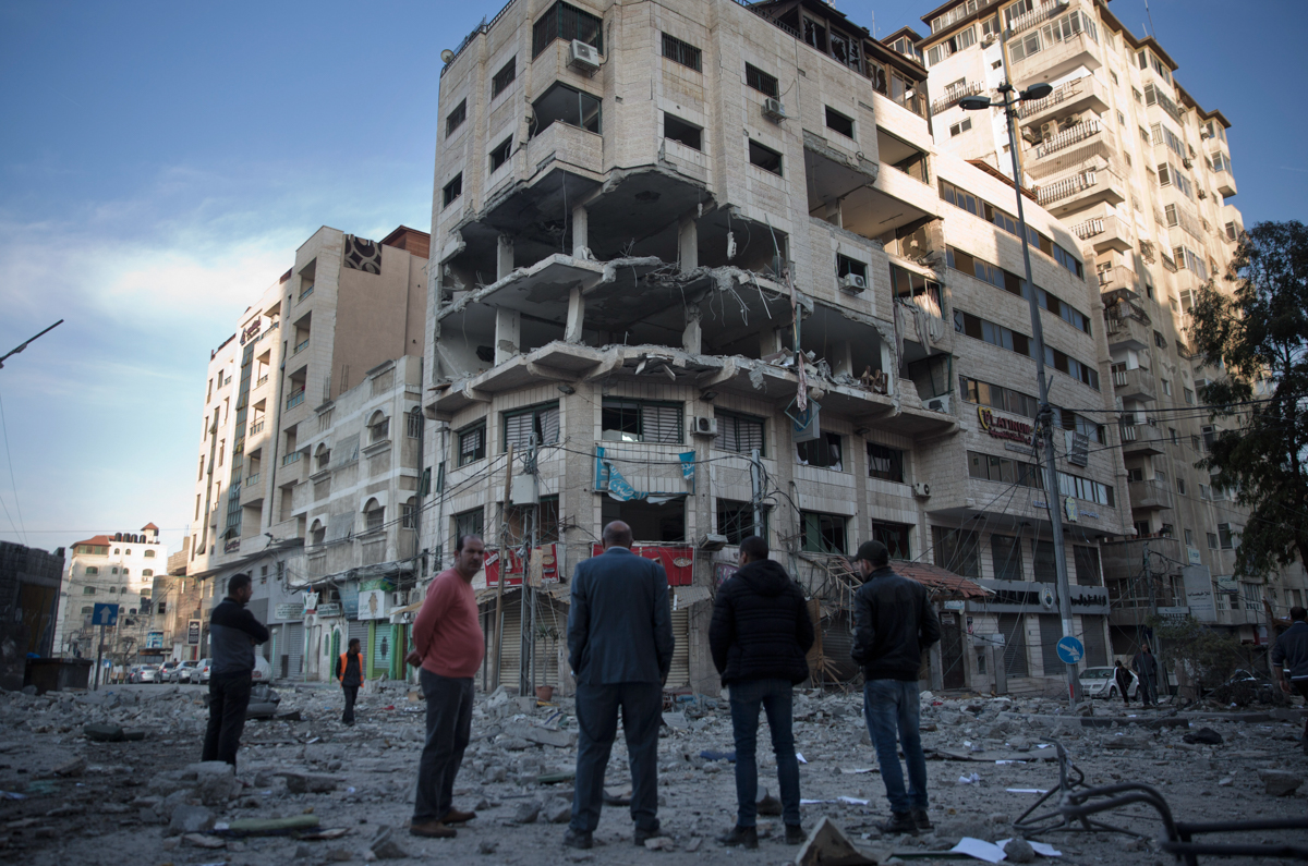 بمباران وحشیانه غزه توسط رژیم صهیونیستی +فیلم
