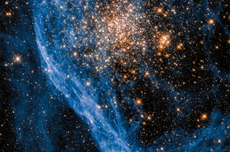 خوشه‌ ستاره ای در نزدیکی ابر ماژلانی بزرگ + عکس