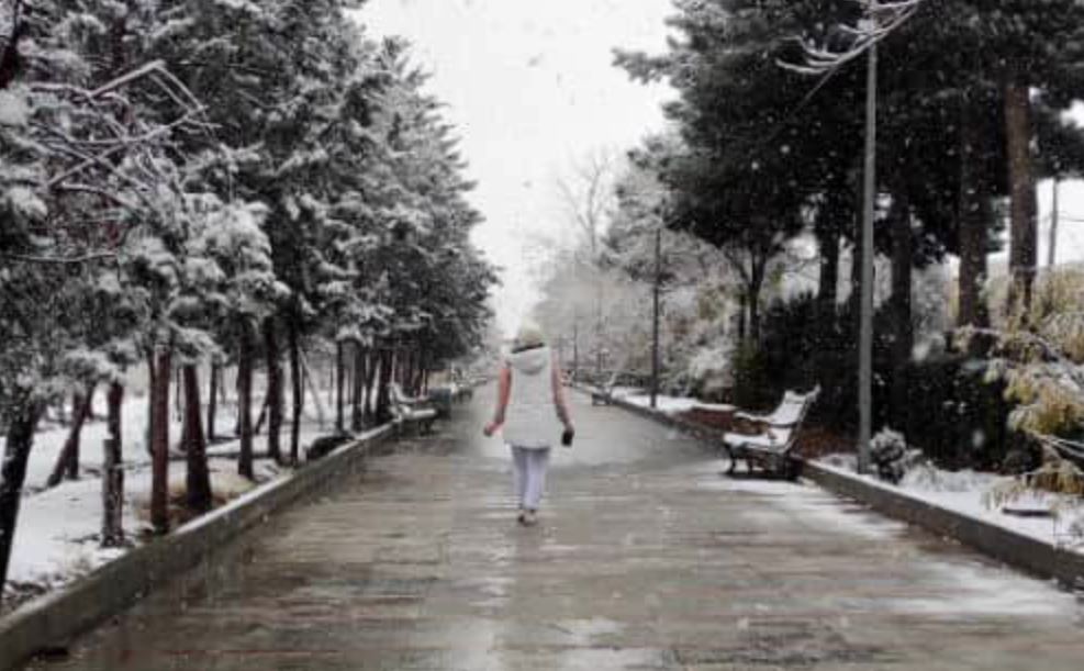 اولین برف پاییزی استان البرز + عکس