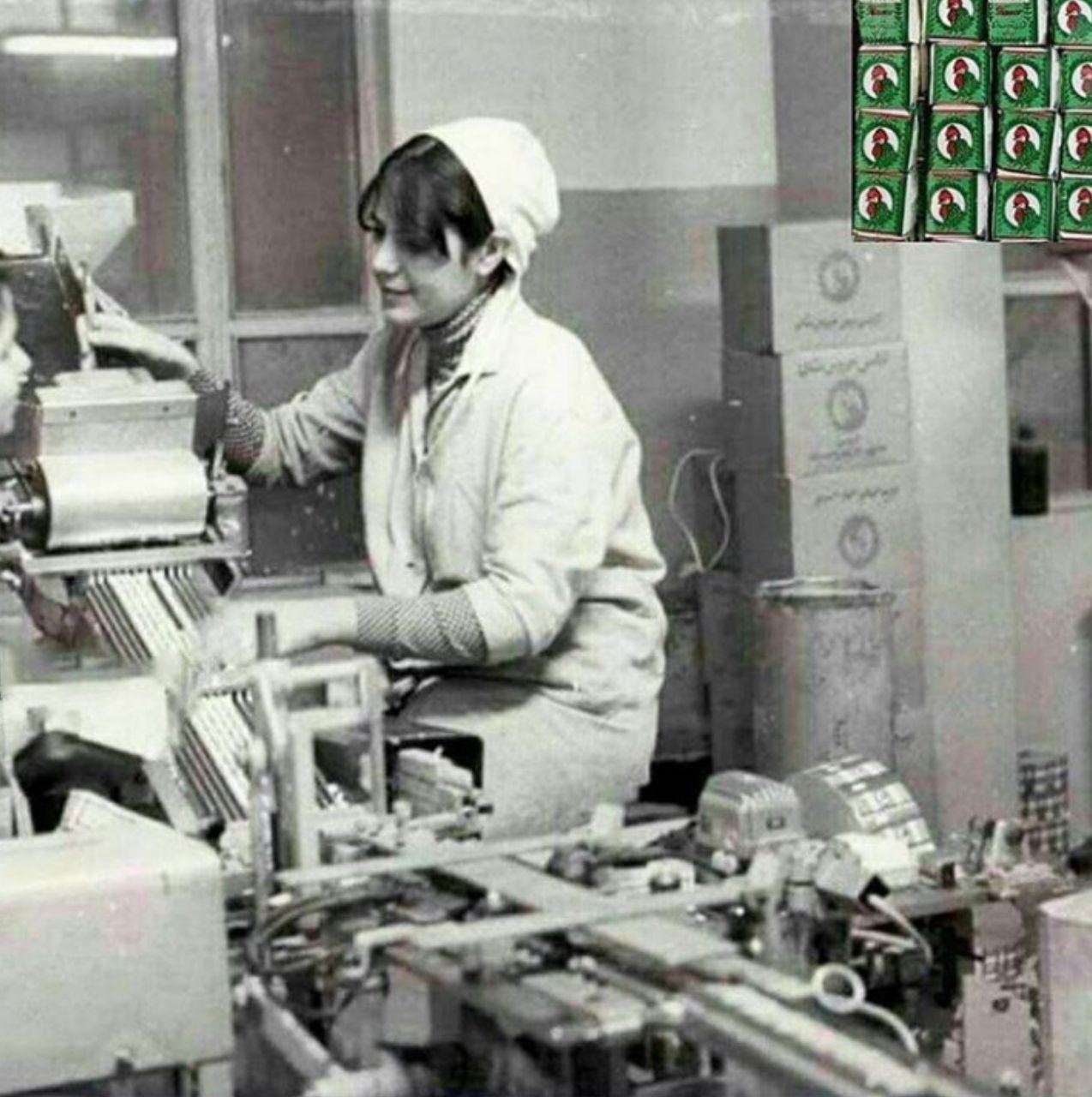 کارخانه آدامس خروس در دهه‌۵۰ +عکس