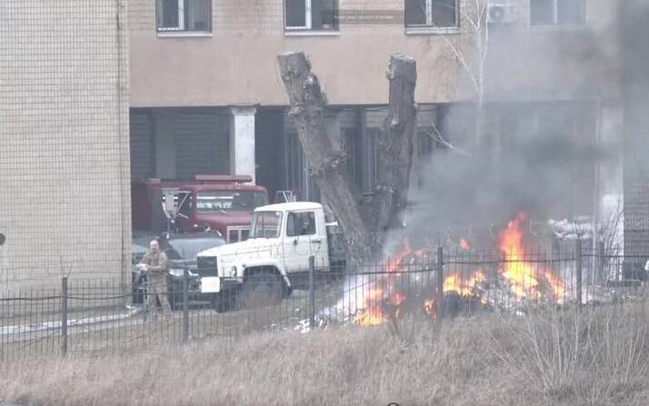 سوزاندن اسناد اطلاعاتی در کی یف