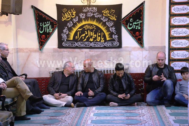 مراسم پورحیدری به مسجد منتقل شد +عکس