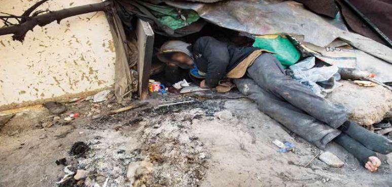  زندگی زیرزمینی معتادان در برخی از مناطق تهران