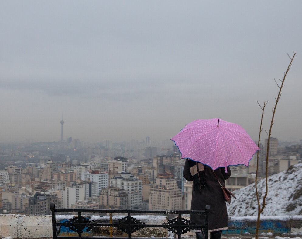 نخستین برف پاییزی تهران + عکس