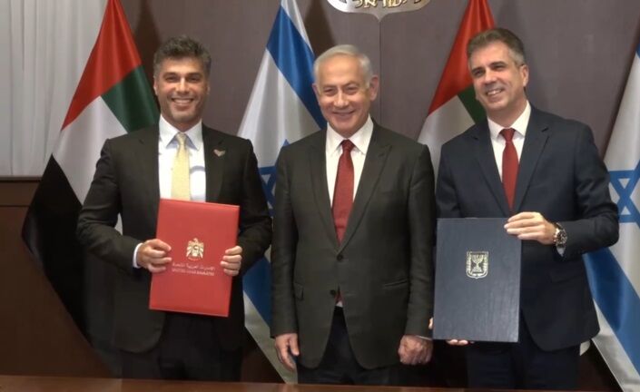 رژیم صهیونیستی و امارات توافقنامه تجارت آزاد امضا کردند
