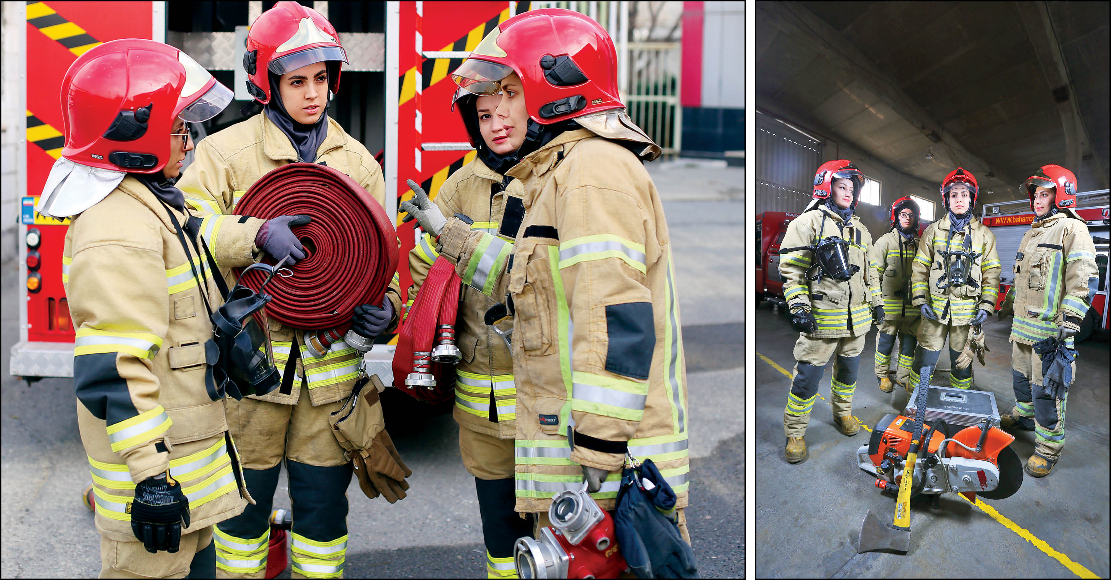 تهران در آستانه استخدام آتش‌نشانان زن