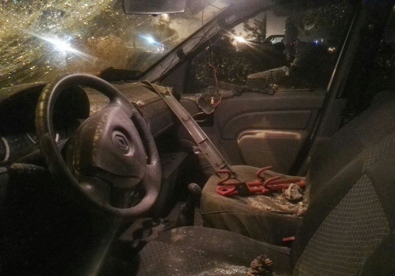 گزارش تصویری از حمله به اتومبیل‌های خبرنگاران در اصفهان