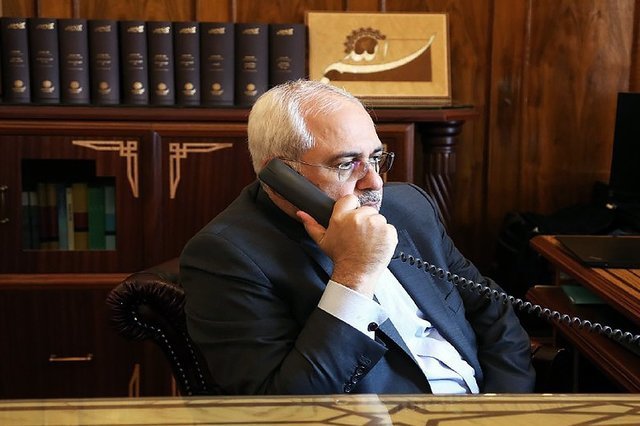 گفت‌وگو تلفنی وزیران خارجه ایران و فرانسه