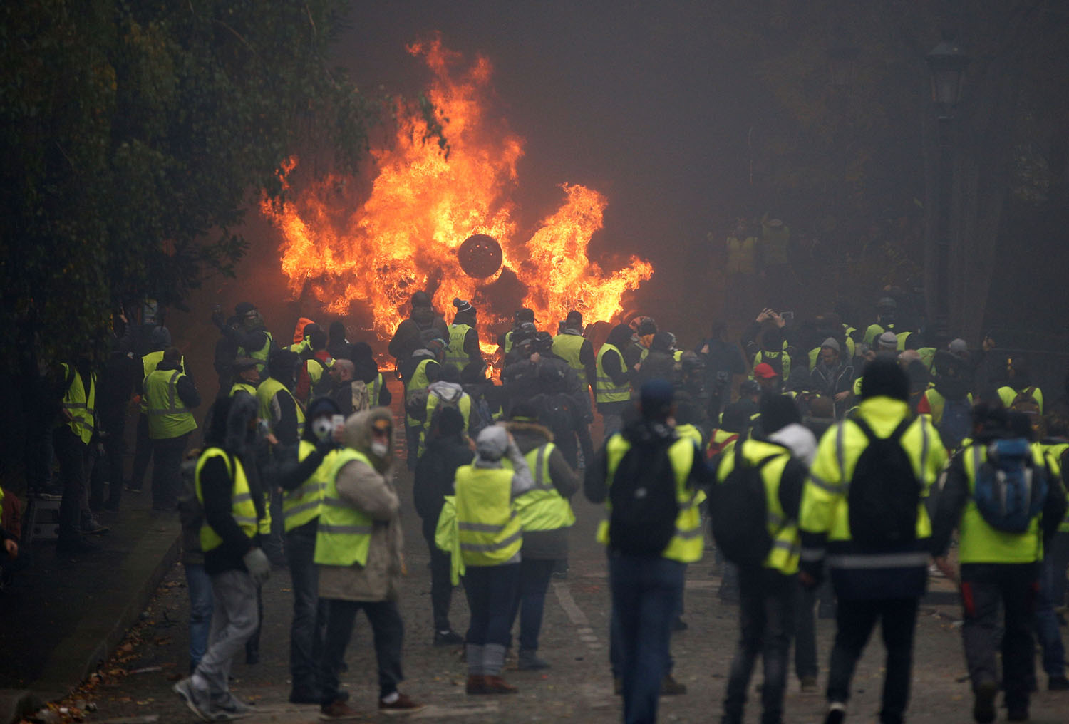 فراخوان جلیقه زردهای فرانسه برای اعتراضات بزرگ شنبه