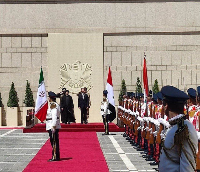 استقبال رسمی بشار اسد از رییسی