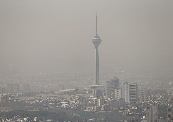  هوای تهران آلوده شد