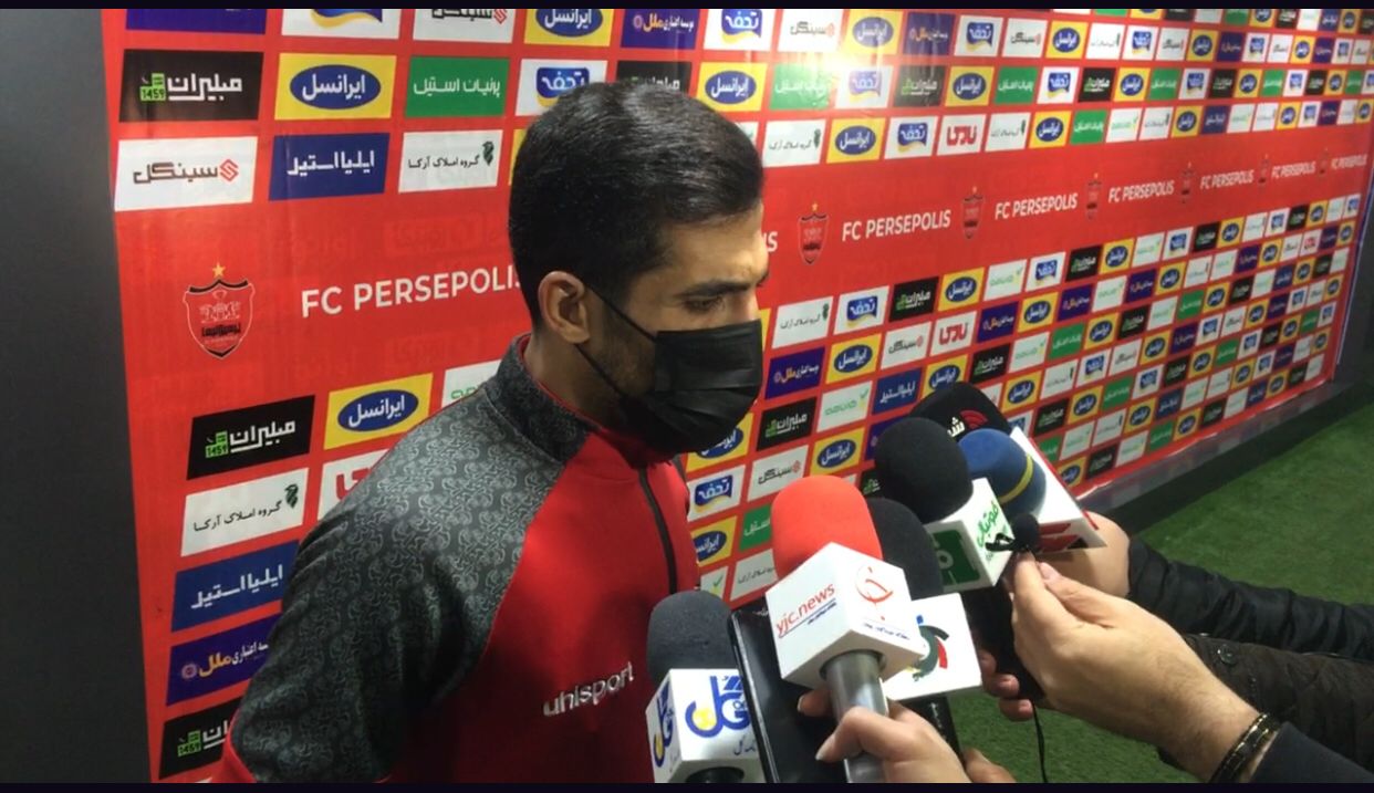 امیری: هر بازیکنی برای دفاع از نام ایران تلاش می‌ کند