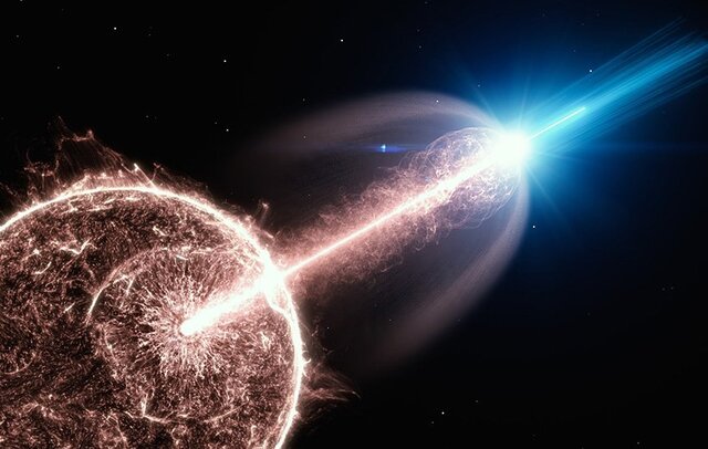 قوی ترین انفجار کیهانی درحال شکل گیری است!