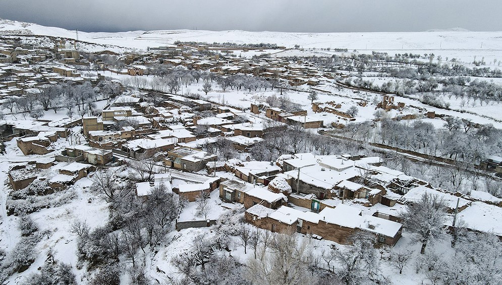 برف پاییزی در آذربایجان غربی + عکس