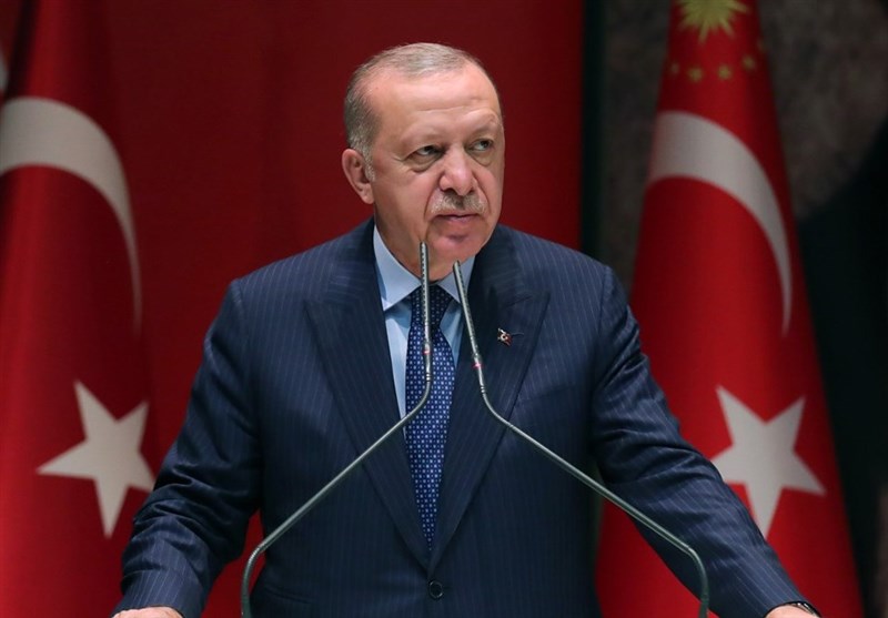 اردوغان رای خود را در صندوق انداخت + فیلم