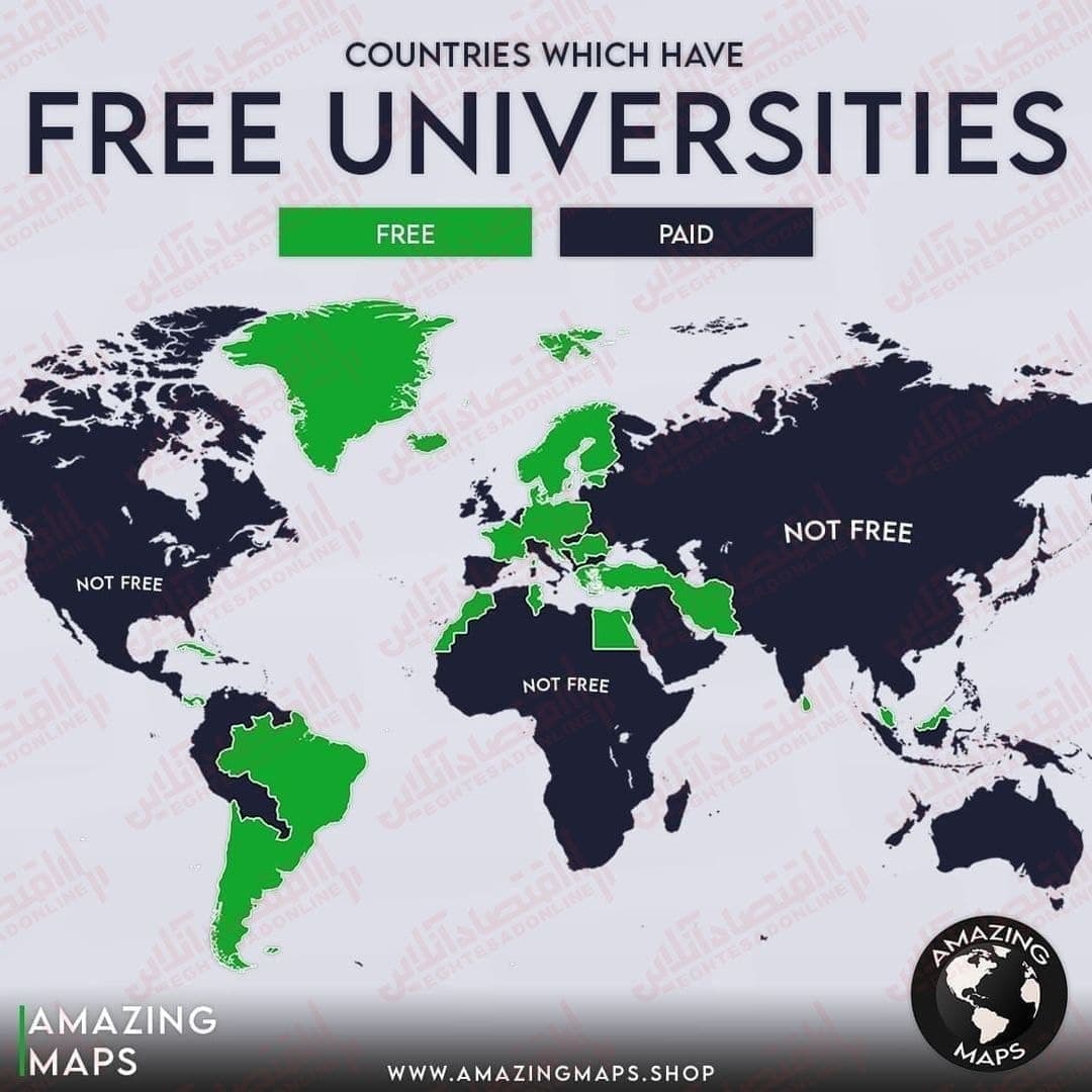 دانشگاه‌های کدام کشورها رایگان است؟ 