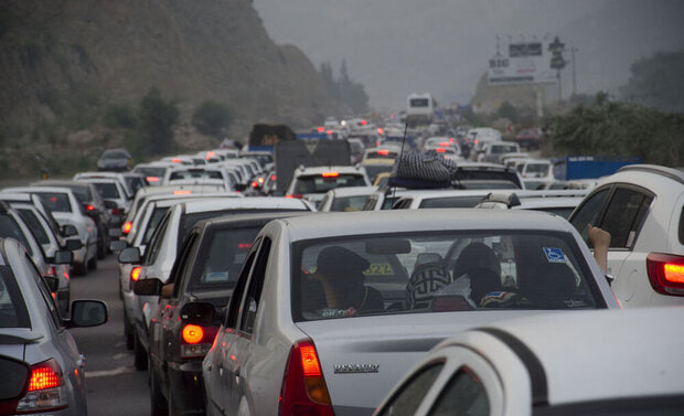 ترافیک در جاده چالوس سنگین است؟
