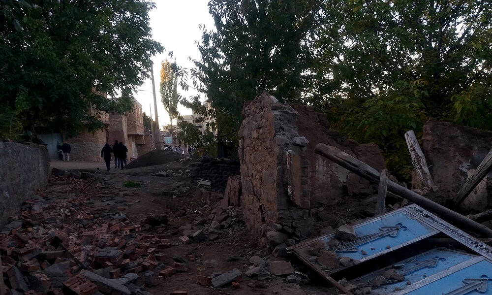 وضعیت روستاهای آذربایجان شرقی بعد از زلزله +تصاویر