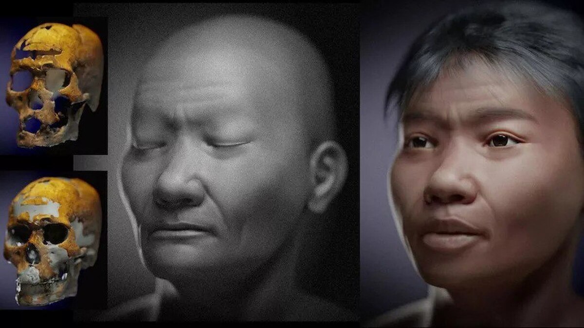 شبیه سازی عجیب چهره مردی که ۹۶۰۰ سال پیش زندگی می کرده است +عکس