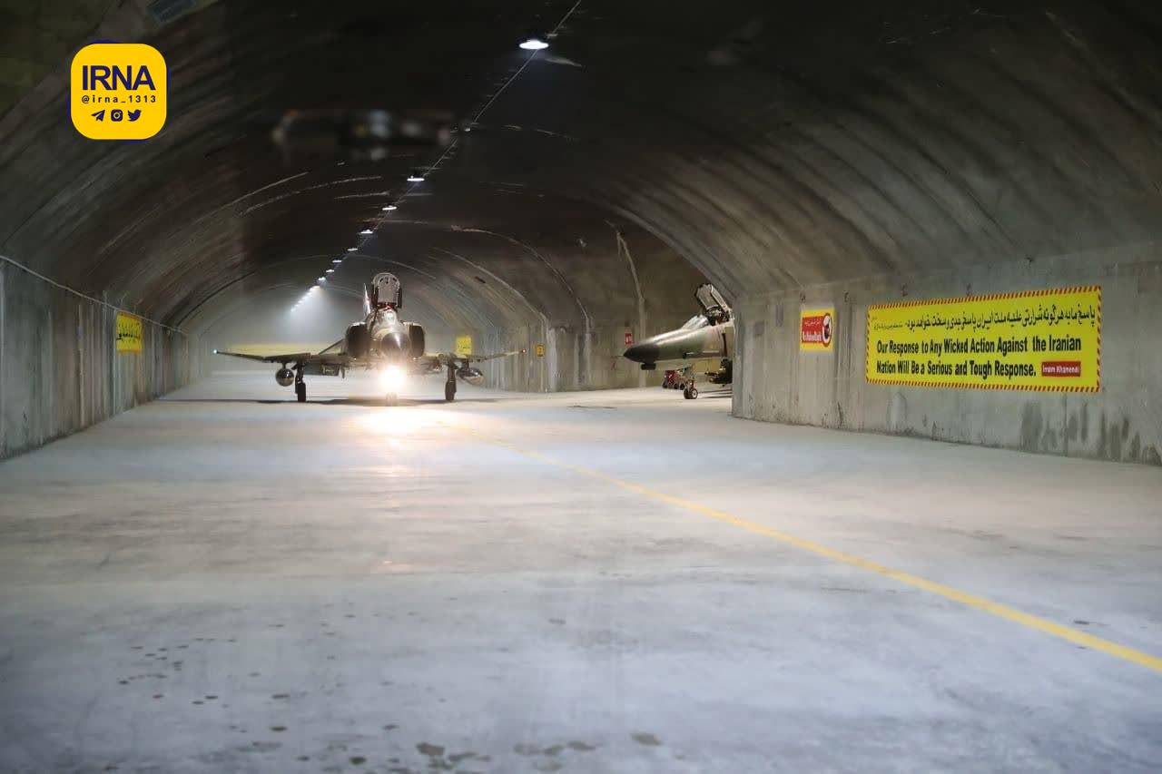 رونمایی از اولین پایگاه زیرزمینی نیروی هوایی ارتش + عکس