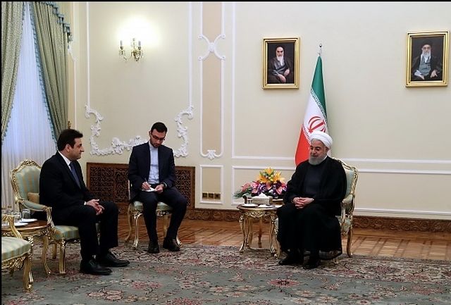 روحانی: ایران به حمایت از دولت و ملت لبنان در برابر اقدامات تجاوزکارانه رژیم صهیونیستی ادامه می‌دهد/ تاکید بر گسترش همکاری در همه زمینه‌ها