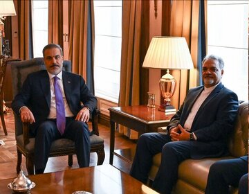 دیدار سفیر ایران با وزیر خارجه جدید ترکیه