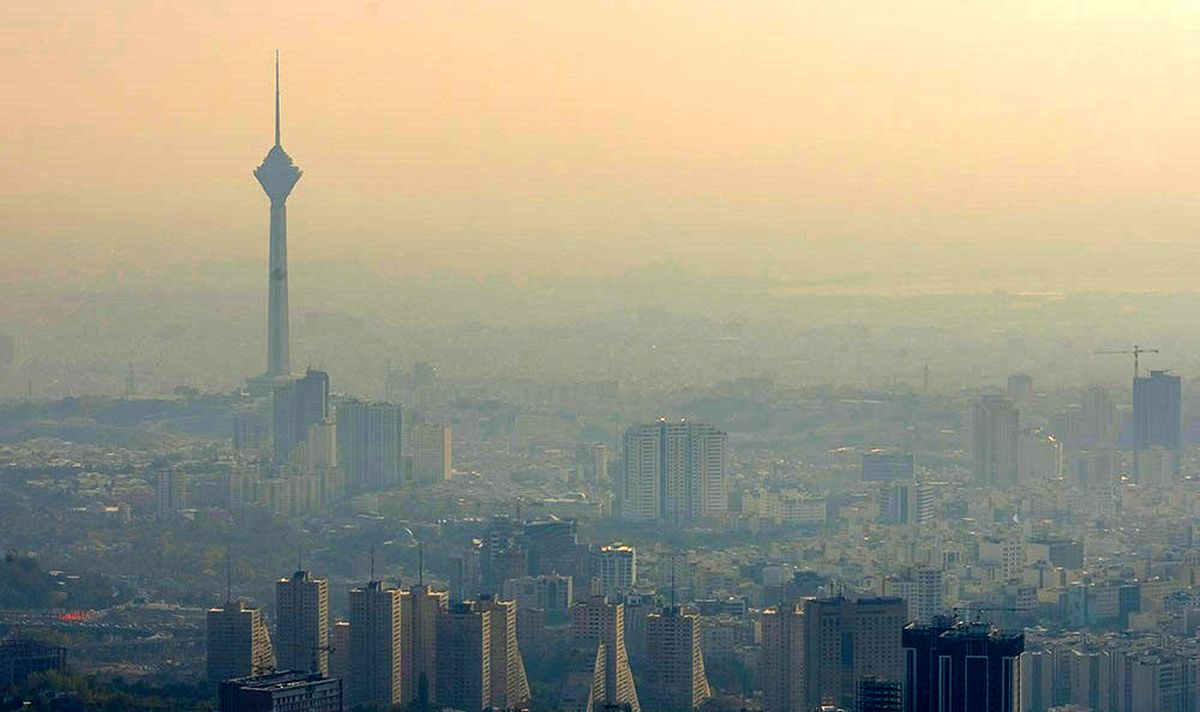 تهران روی خط هشدار آلودگی هوا