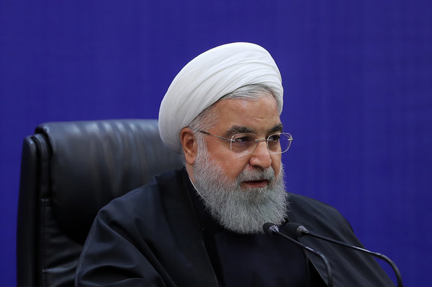 روحانی: قرار شد طرح الزام استفاده از ماسک در نقاط قرمز آماده شود +فیلم