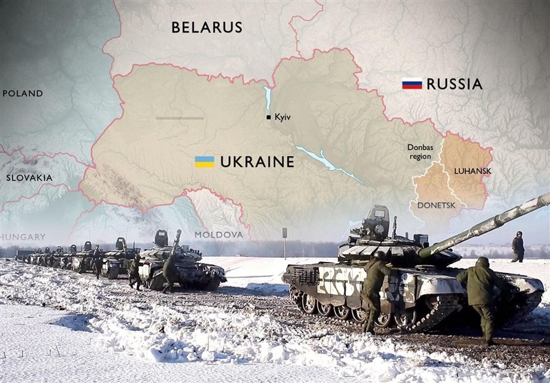 حرکت تانک های روسی از بلاروس به اوکراین+ فیلم