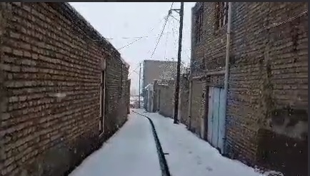 بارش برف بهاری در آذربایجان شرقی +فیلم