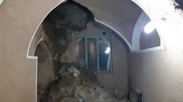 تخریب یک مسجد تاریخی در البرز +عکس