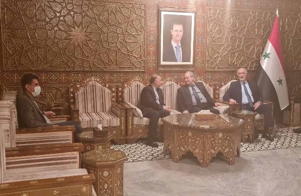 وزیر خارجه سوریه در راه تهران
