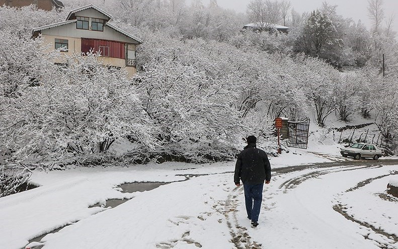 پیش بینی بارش برف و کاهش شدید دما در تهران