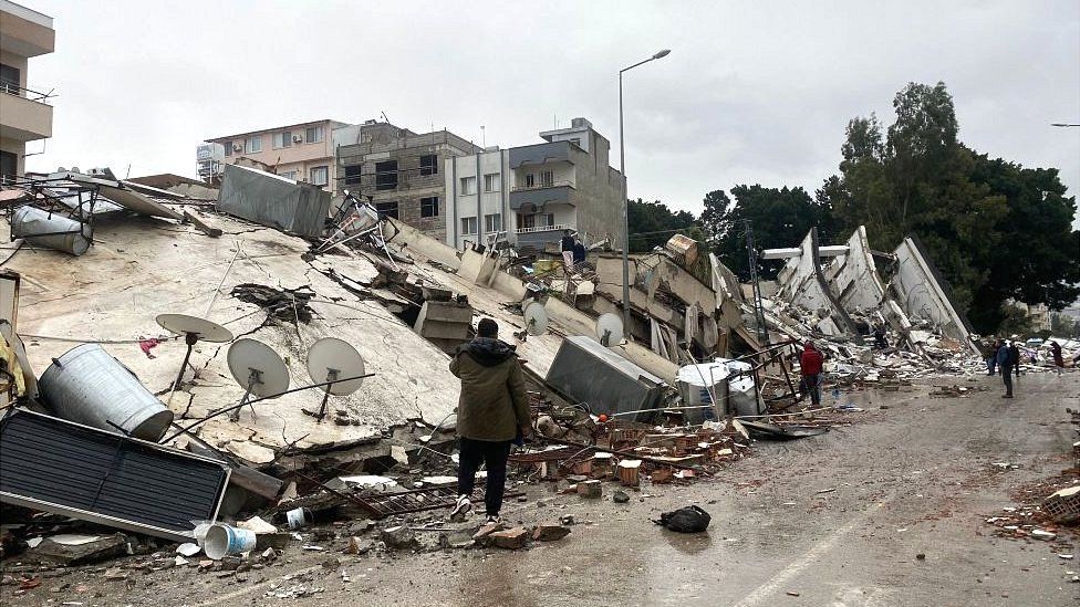لحظاتی وحشتناک و دیده نشده از زلزله ترکیه + فیلم